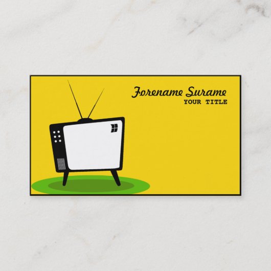 Carte De Visite Modèle horizontal (Devant)