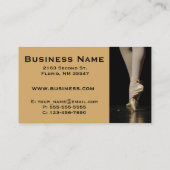 Carte De Visite Modèle instructeur Dance Studio (Dos)