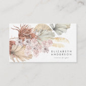 Carte De Visite Modèle intérieur Ultra Premium Pampas (Devant)