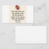 Carte De Visite Modèle KINAFEX (Devant / Derrière)