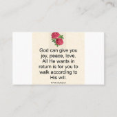 Carte De Visite Modèle KINAFEX (Devant)