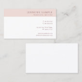 Carte De Visite Modèle mignon conçu simple professionnel moderne (Devant / Derrière)