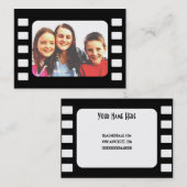 Carte De Visite Modèle, modèle de film (Devant / Derrière)