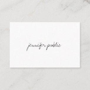 Carte De Visite Modèle moderne créatif professionnel de manuscrit