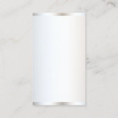 Carte De Visite Modèle moderne élégant professionnel vertical (Dos)