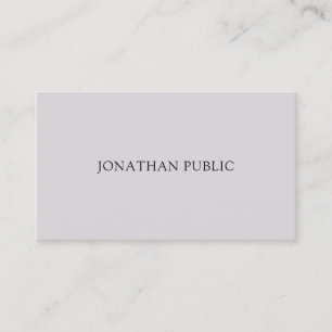 Carte De Visite Modèle moderne minimaliste créatif tendance Top