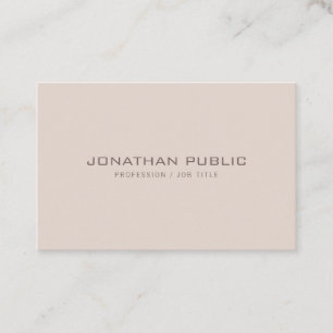 Carte De Visite Modèle moderne minimaliste professionnel élégant