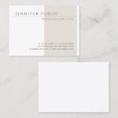 Carte De Visite Modèle moderne minimaliste Simple Professionnel (Devant / Derrière)