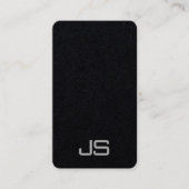 Carte De Visite Modèle Monogramme moderne tendance (Devant)