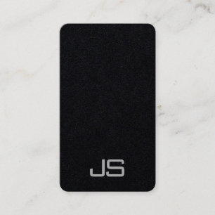 Carte De Visite Modèle Monogramme moderne tendance