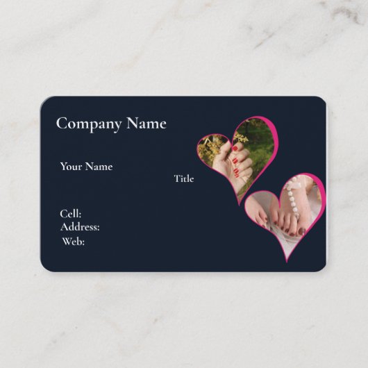Carte de visite Modèle Nails (Devant)