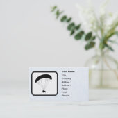 Carte De Visite Modèle personnalisable du logo Paraglider (Debout devant)