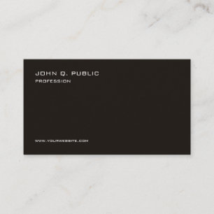 Carte De Visite Modèle personnalisé élégant minimaliste moderne