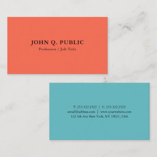 Carte De Visite Modèle personnalisé moderne simple élégant