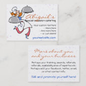 Carte De Visite Modèle personnel de approvisionnement de chef (Devant / Derrière)