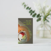 Carte De Visite Modèle photo, ajoutez votre propre (Debout devant)