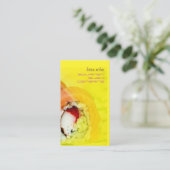 Carte De Visite Modèle photo, ajoutez votre propre (Debout devant)