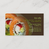 Carte De Visite Modèle photo, ajoutez votre propre (Dos)