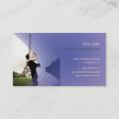 Carte De Visite Modèle photo, ajoutez votre propre (Dos)