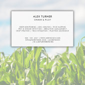 Carte De Visite Modèle photo de code QR de l'entreprise de drones