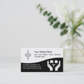 Carte De Visite Modèle photo de l'agent d'assurance (Debout devant)