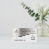 Carte De Visite Modèle photo de l'agent immobilier (Debout devant)