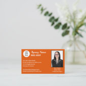 Carte De Visite Modèle photo générique Simple All Industries Busin (Debout devant)