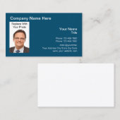 Carte De Visite Modèle photo professionnel (Devant / Derrière)