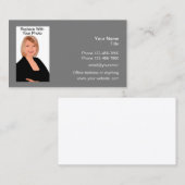 Carte De Visite Modèle photo professionnel (Devant / Derrière)