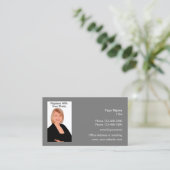 Carte De Visite Modèle photo professionnel (Debout devant)