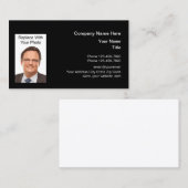 Carte De Visite Modèle photo professionnel (Devant / Derrière)