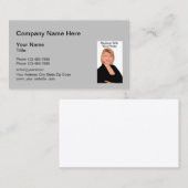 Carte De Visite Modèle photo professionnel de revendeur (Devant / Derrière)