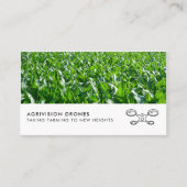 Carte De Visite Modèle photo UAV d'entreprise de drones agricoles (Devant)
