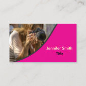 Carte De Visite Modèle | Photographie - Photo (Devant)