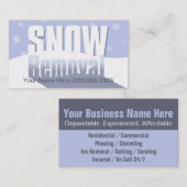 Carte De Visite Modèle professionnel du marketing de suppression d (Devant / Derrière)