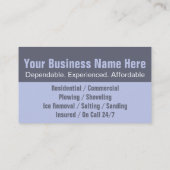 Carte De Visite Modèle professionnel du marketing de suppression d (Dos)