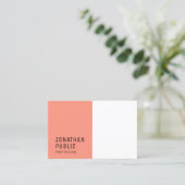 Carte De Visite Modèle professionnel élégant et moderne (Debout devant)