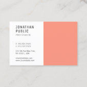 Carte De Visite Modèle professionnel élégant et moderne (Dos)