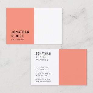 Carte De Visite Modèle professionnel élégant et moderne