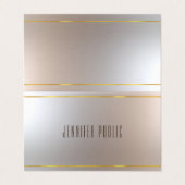 Carte De Visite Modèle professionnel élégant luxueux moderne (Extérieur déplié)