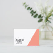 Carte De Visite Modèle professionnel élégant moderne personnalisé (Debout devant)