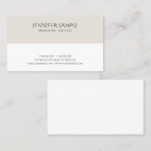 Carte De Visite Modèle professionnel élégant moderne simple (Devant / Derrière)