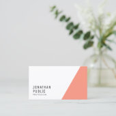 Carte De Visite Modèle professionnel élégant moderne tendance (Debout devant)