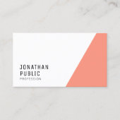 Carte De Visite Modèle professionnel élégant moderne tendance (Devant)