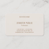 Carte De Visite Modèle professionnel élégant tendance Harmony coul (Dos)