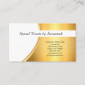 Carte De Visite Modèle professionnel Faux Gold uniquement (Devant)