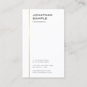 Carte De Visite Modèle professionnel minimaliste moderne
