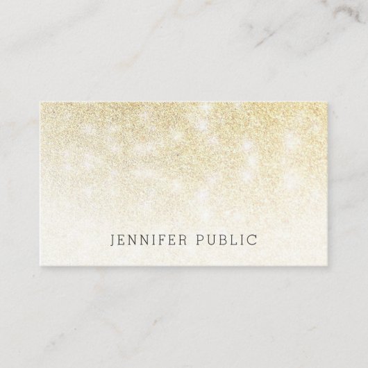 Carte De Visite Modèle professionnel moderne de la Parties scintil (Devant)