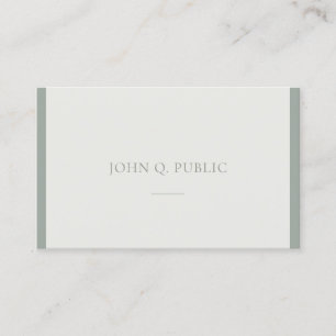Carte De Visite Modèle professionnel moderne de vert de conceptio