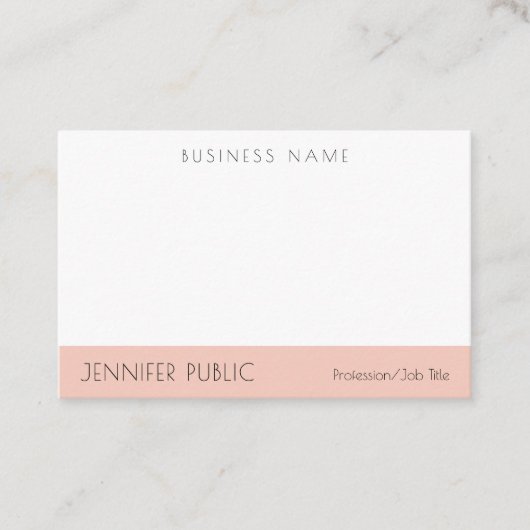 Carte De Visite Modèle professionnel moderne moderne simple et élé (Devant)